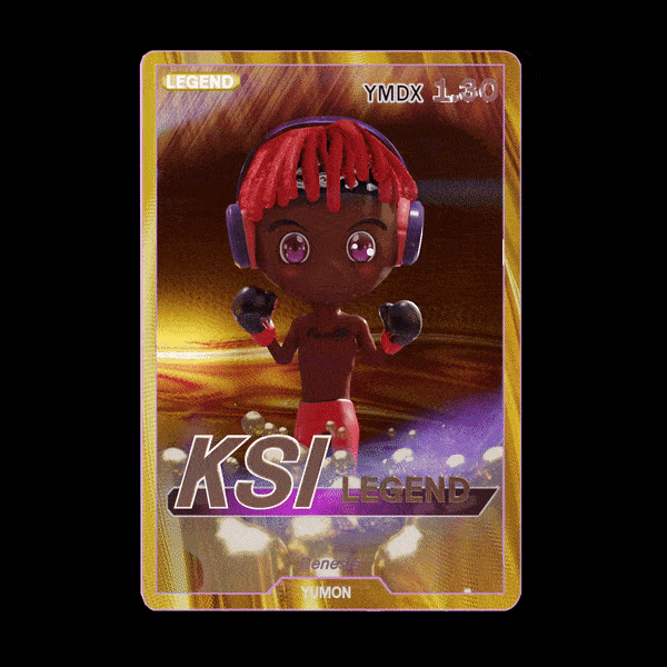 KSI card first edition, legend one